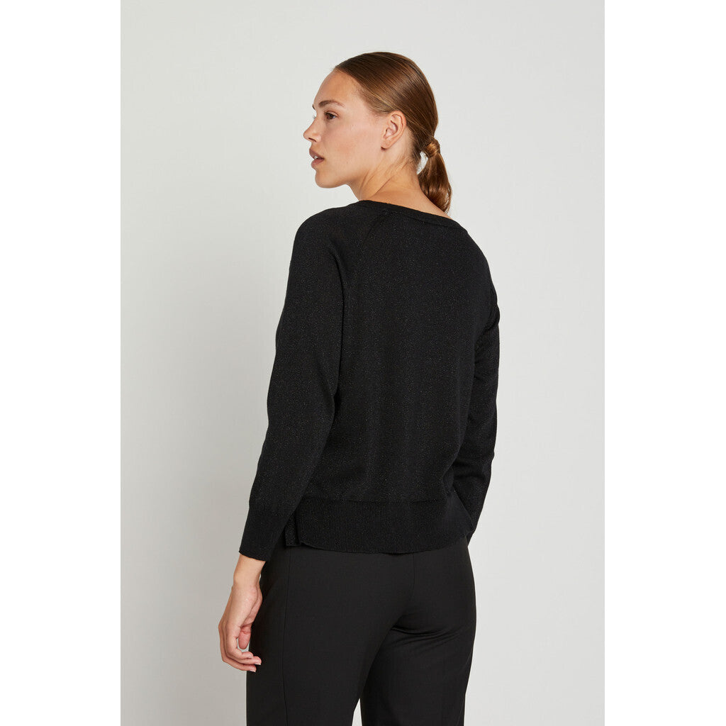 PBO Bekka Strik Sweater Sort
