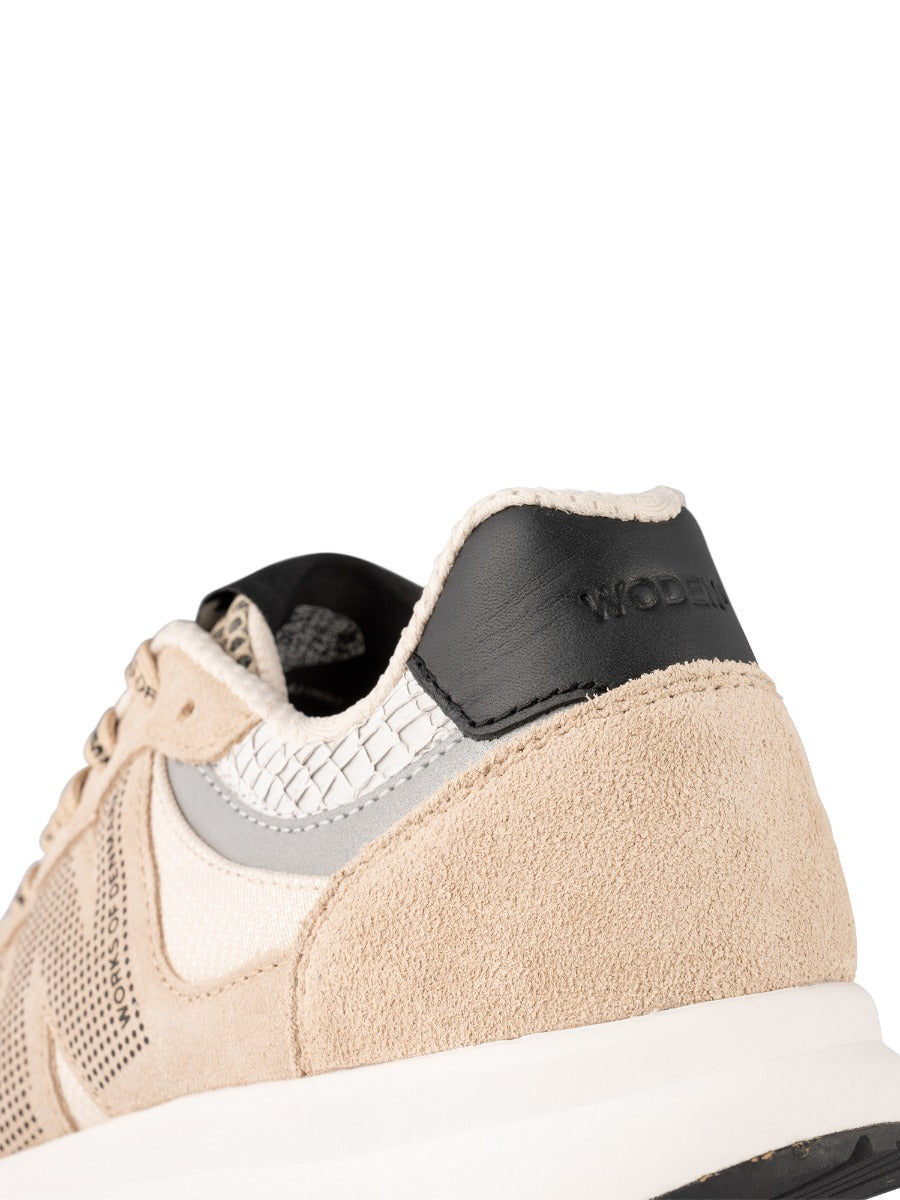 Woden Rigmor Sneak Open Mesh Coffee Cream