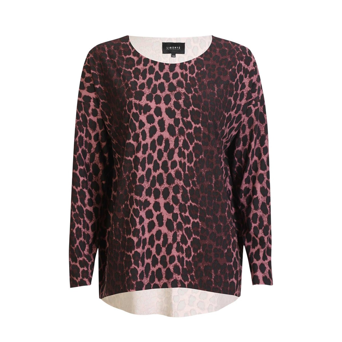 Liberte Alma Top Langærmet Bordeaux Lux Leo