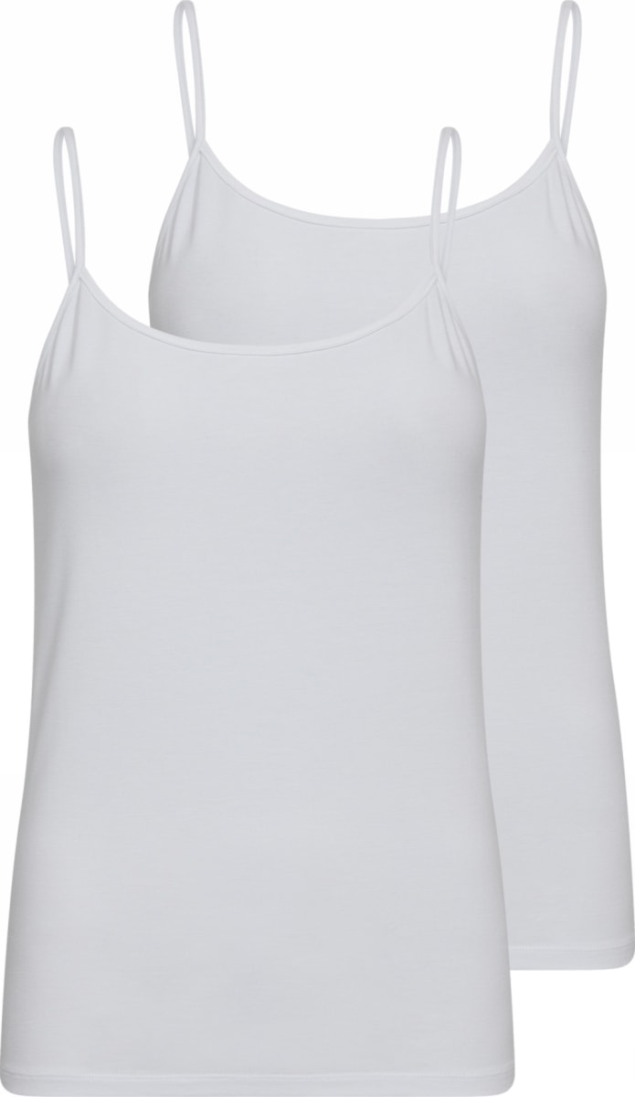 DECOY Top Narrow Straps 2-Pack Hvid