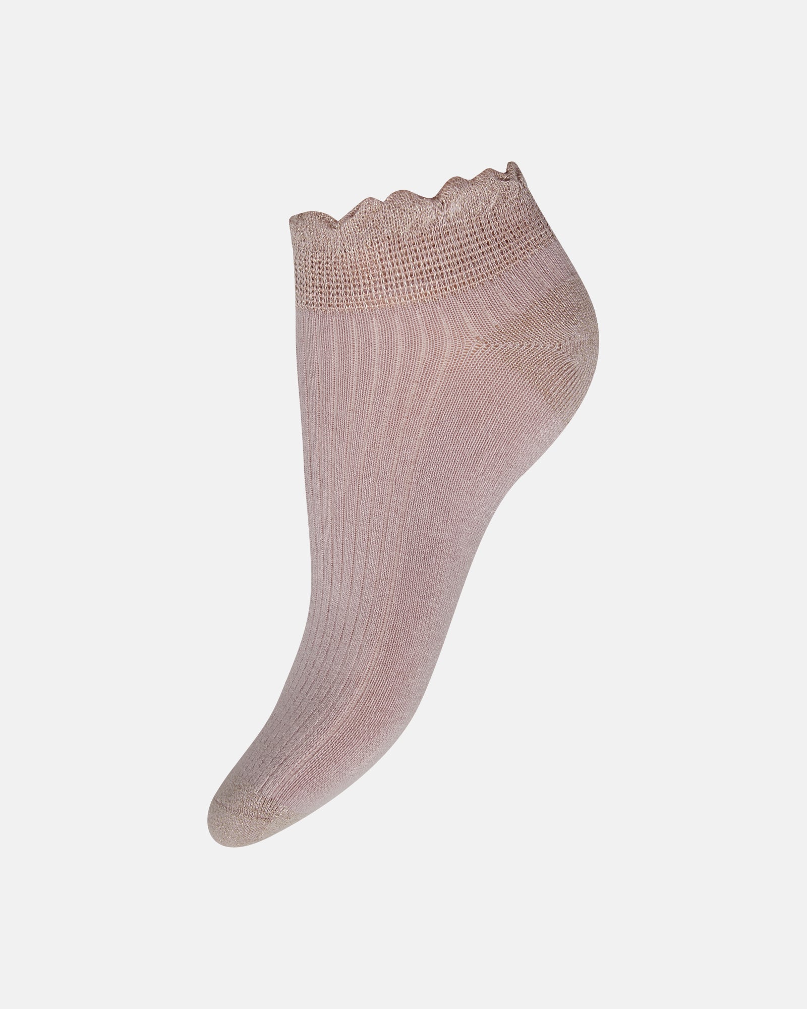 DECOY Sneaker Sokker Bamboo Rosa Brun Lysegrå