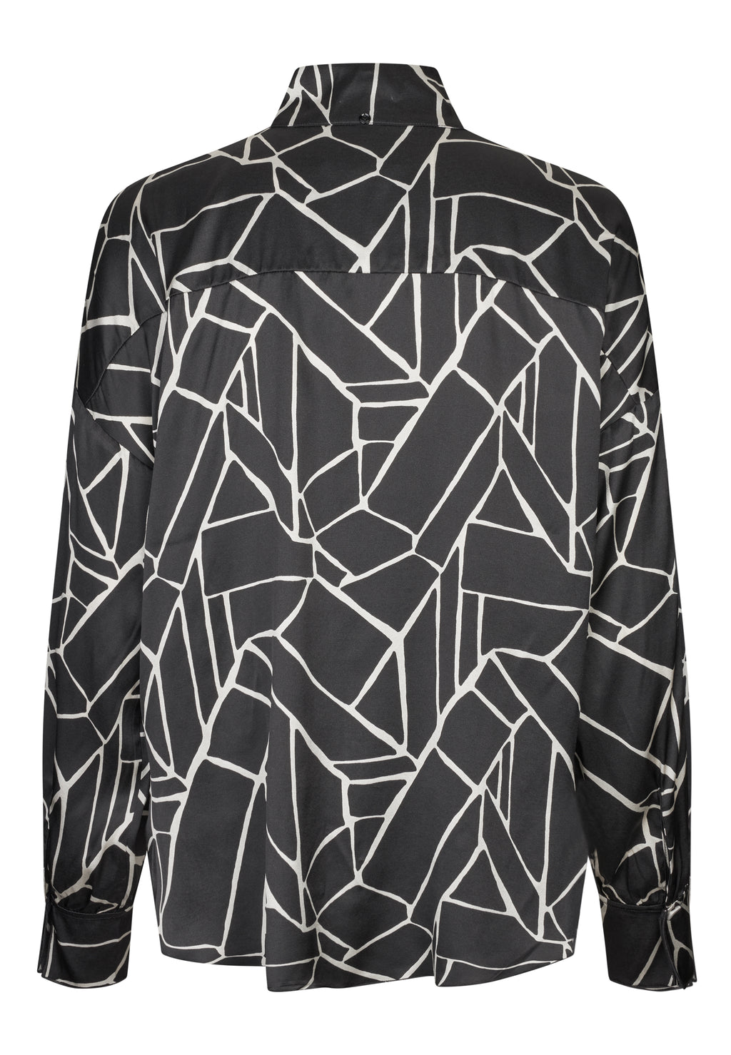 Dea Kudibal ELKA Skjorte w Cuffs Jitto Sort Hvid