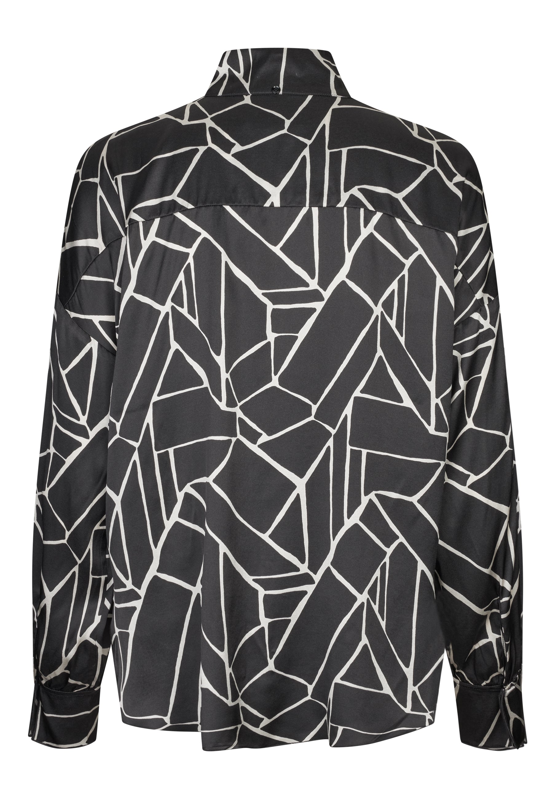 Dea Kudibal ELKA Skjorte w Cuffs Jitto Sort Hvid