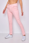 Jewelly Spri Jeans Lynlås Pink