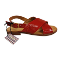 ShoeDesign NICOLA Sandal Læder Patent Rød