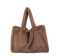 Löwenstein Taske Fake Fur Db Rem Taupe Brun
