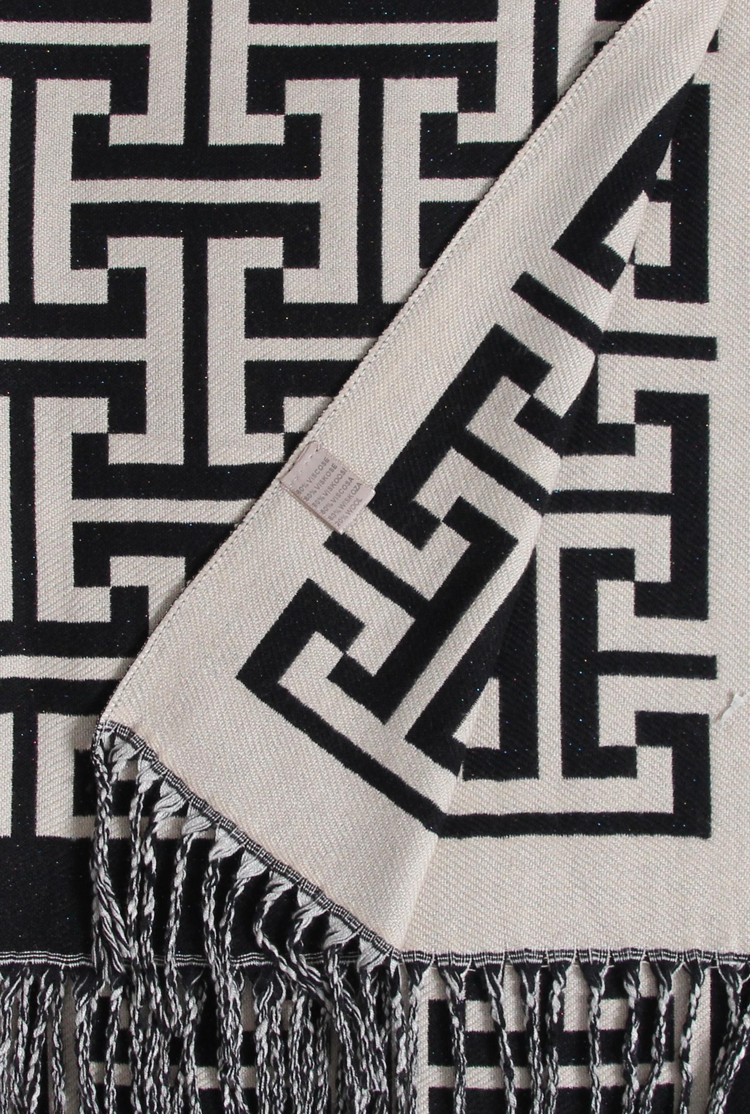 Löwenstein Tørklæde WIN Egypt Beige Sort