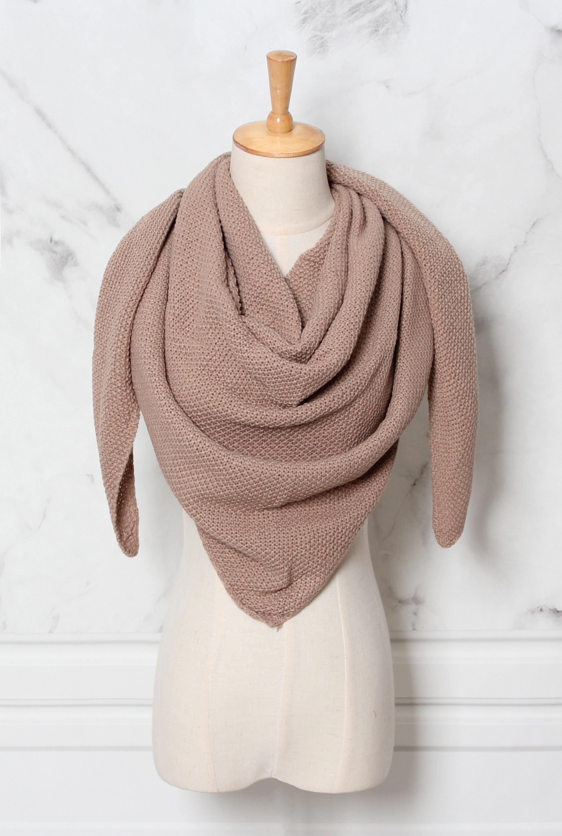 Löwenstein Tørklæde WIN Ensfarvet Taupe