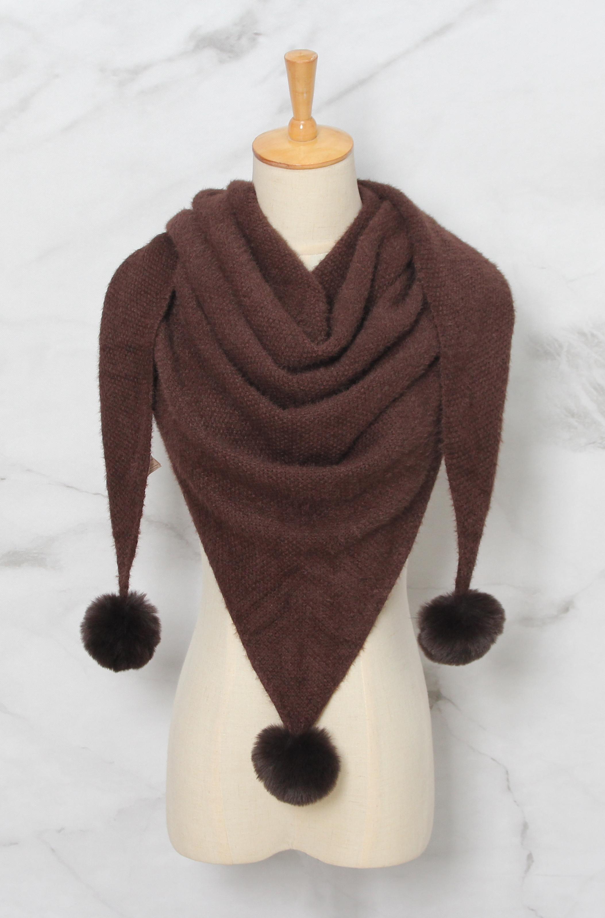 Löwenstein Tørklæde Bolde Coffe Brun