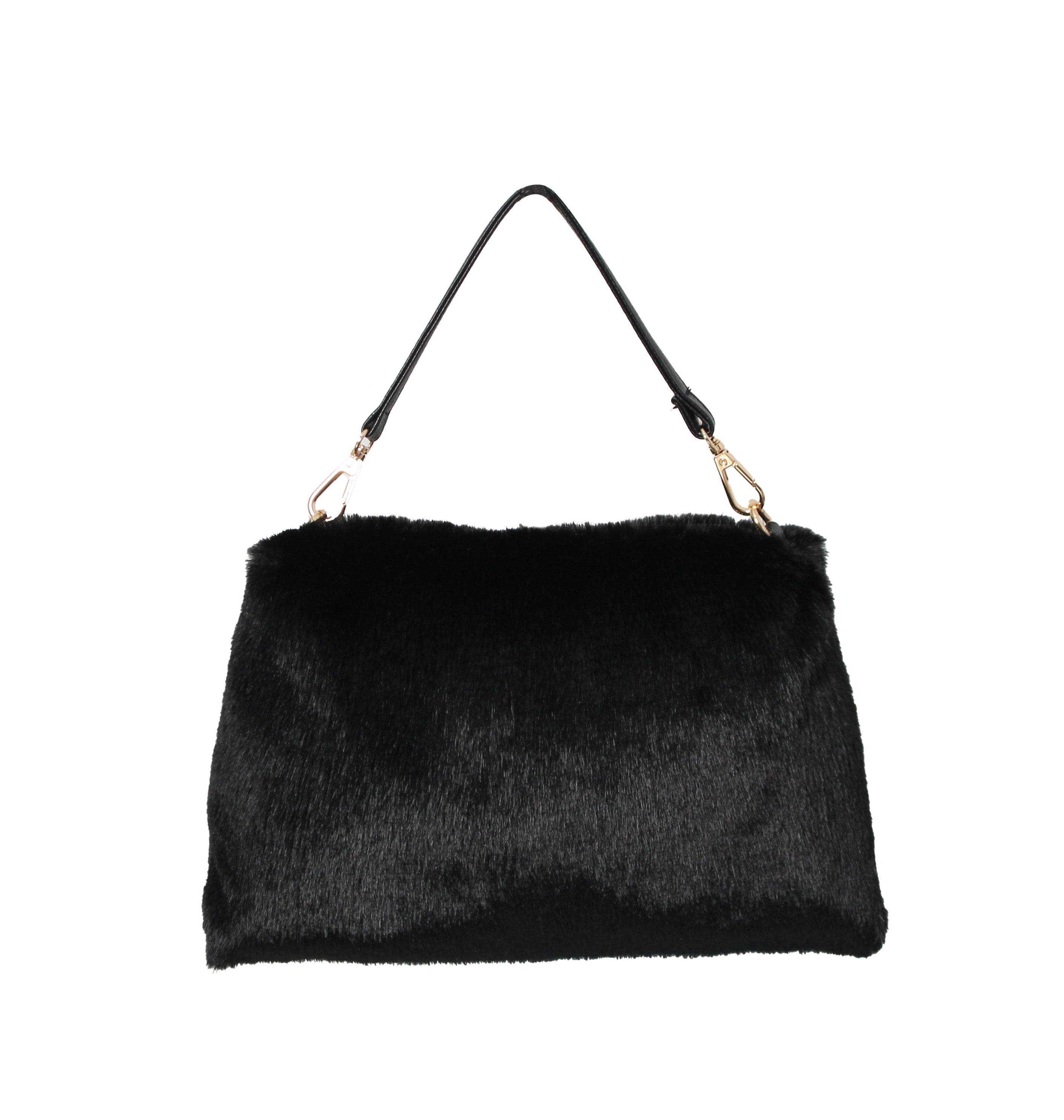 Löwenstein Taske Pels Guld Rem Sort