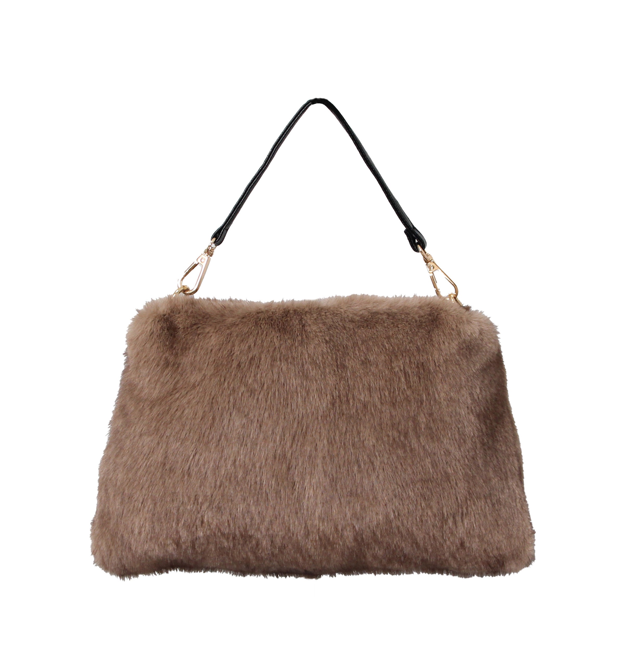 Löwenstein Taske Pels Guld Rem Taupe