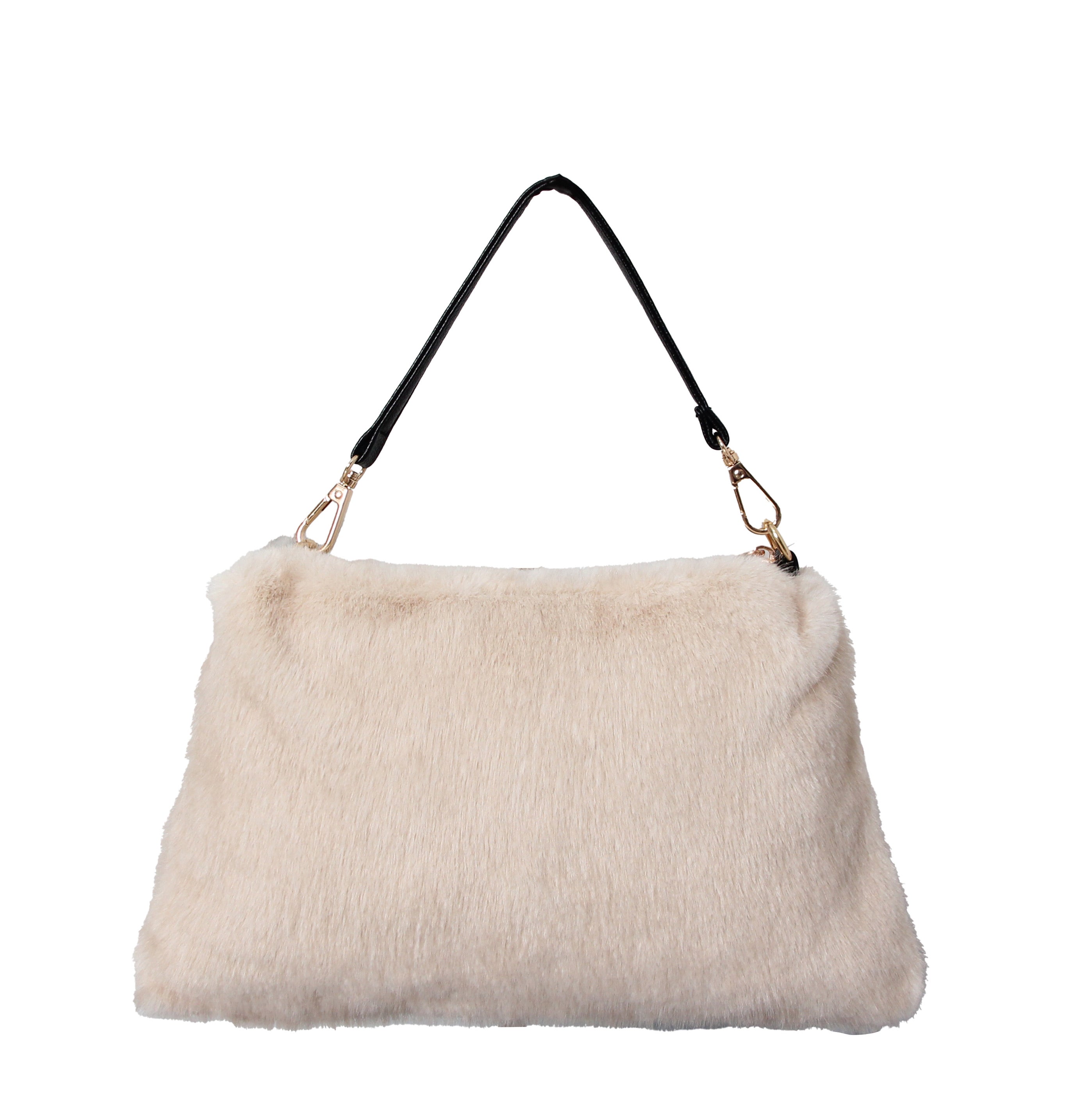 Löwenstein Taske Pels Guld Rem Beige