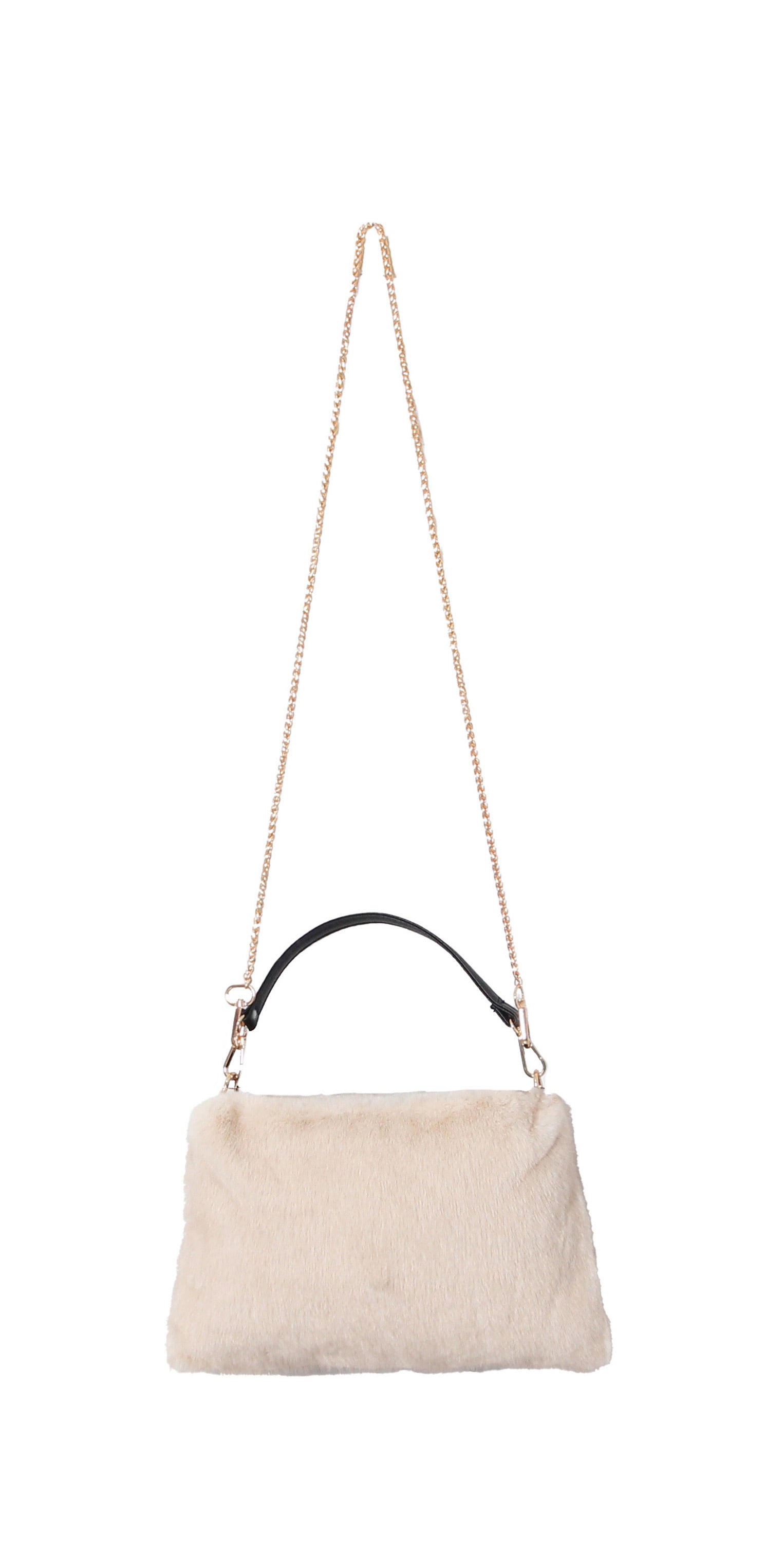 Löwenstein Taske Pels Guld Rem Beige