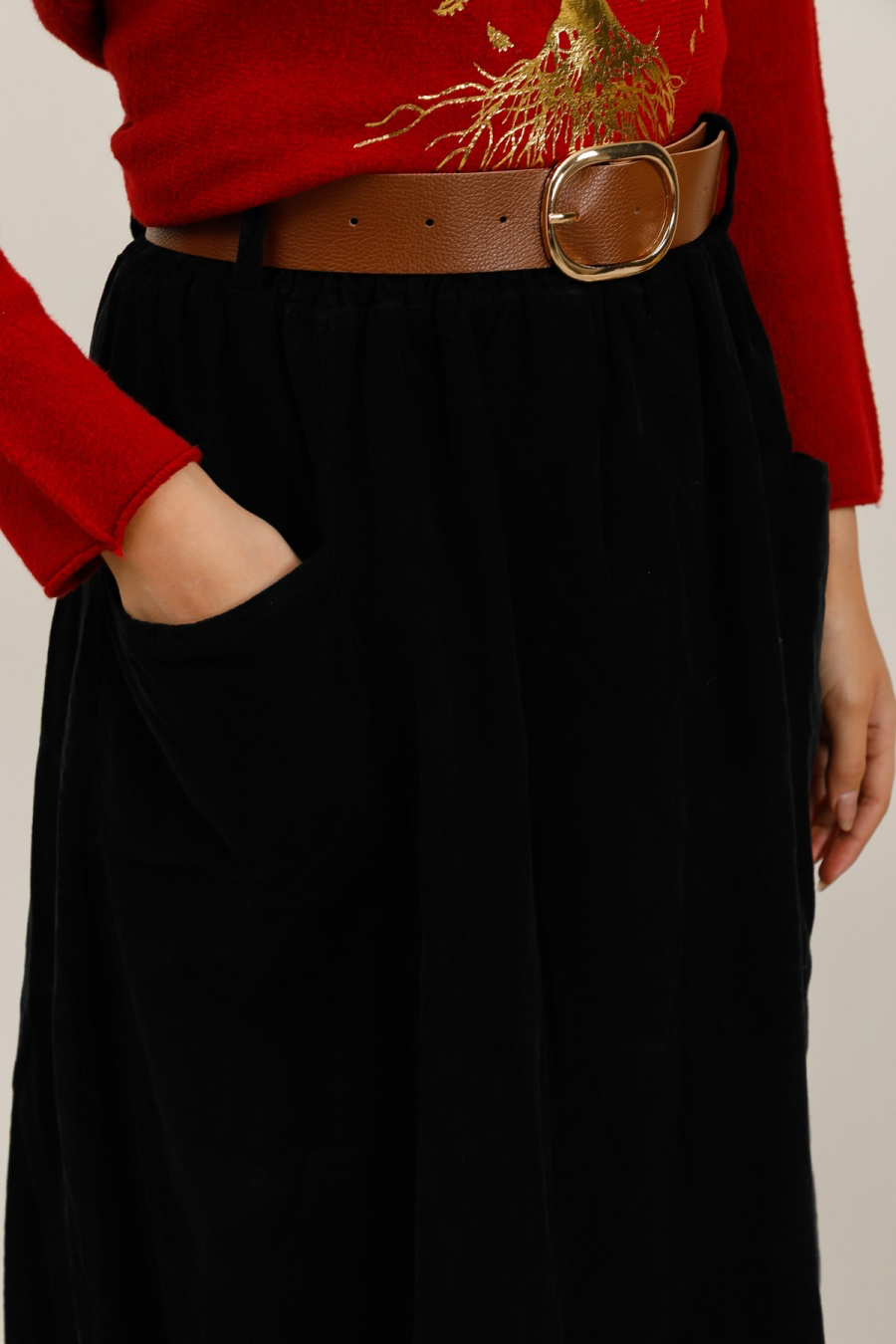 Löwenstein BELL Nederdel Bælte Sort  Onesize