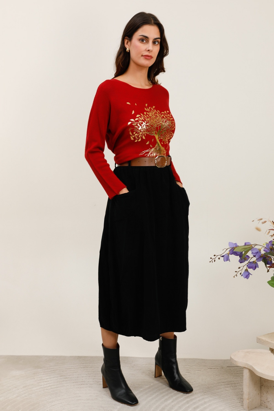 Löwenstein BELL Nederdel Bælte Sort  Onesize