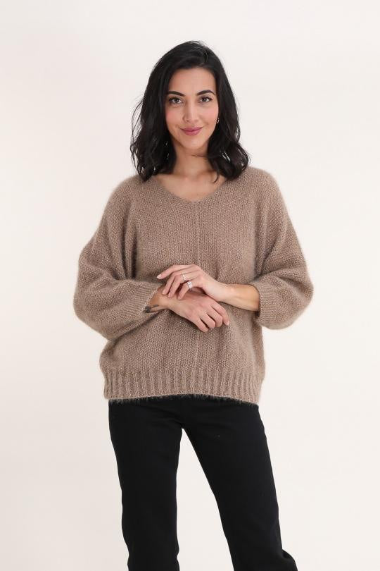 Löwenstein BELLA Pullover Camel Brun  Onesize