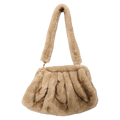 Löwenstein Taske Fake Fur Rem Taupe Brun