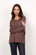 Löwenstein BELLI Pullover Choko Brun  Onesize