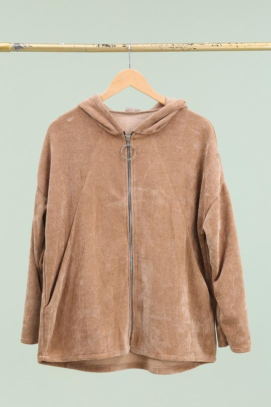 Löwenstein BELLA Hoodie Camel Brun  Onesize