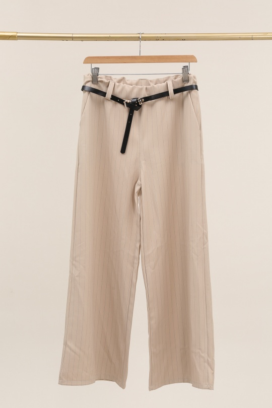 Löwenstein BELL Buks Bælte Strib Beige  Onesize