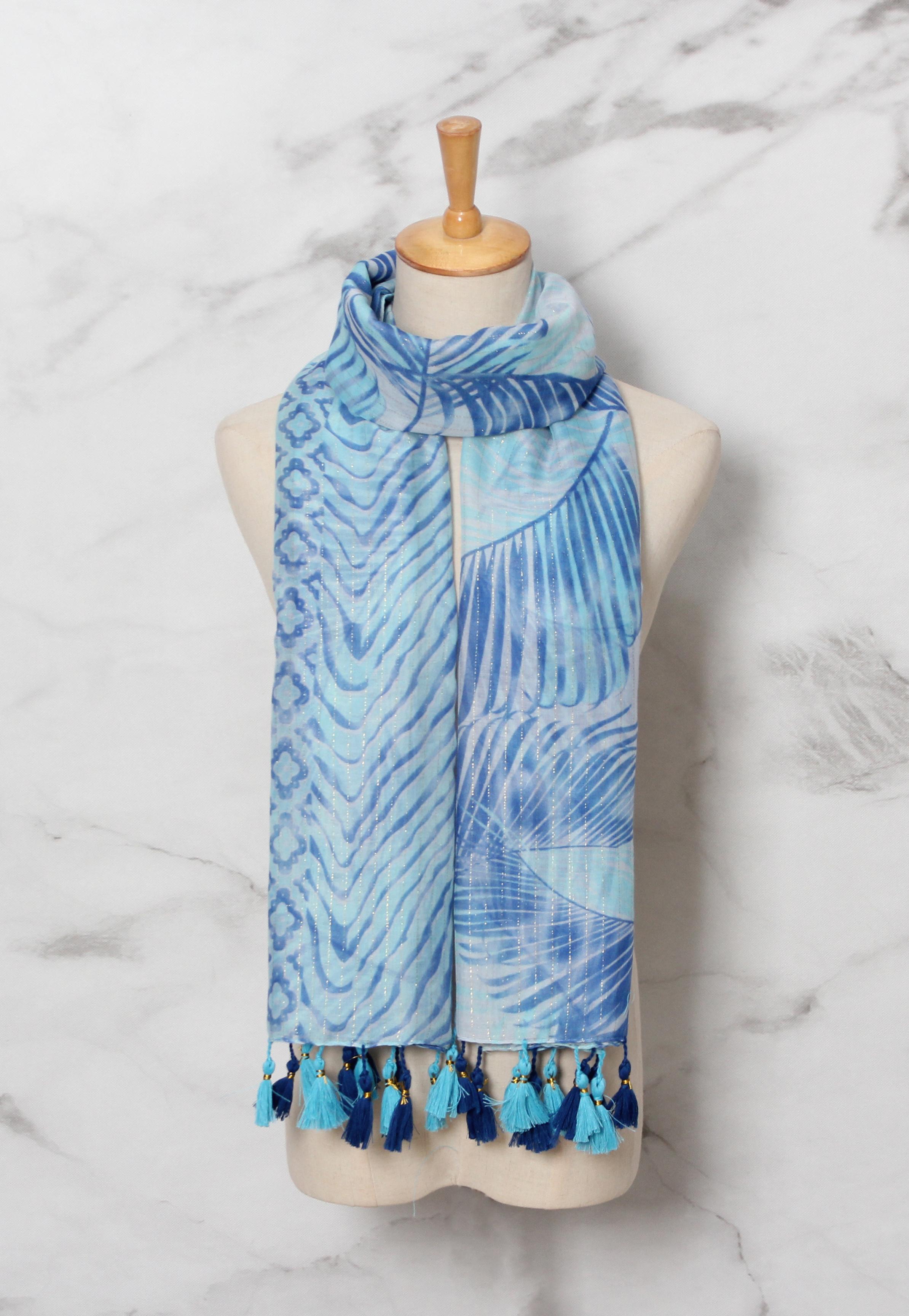 Löwenstein Tørklæde LIF Feather Blå