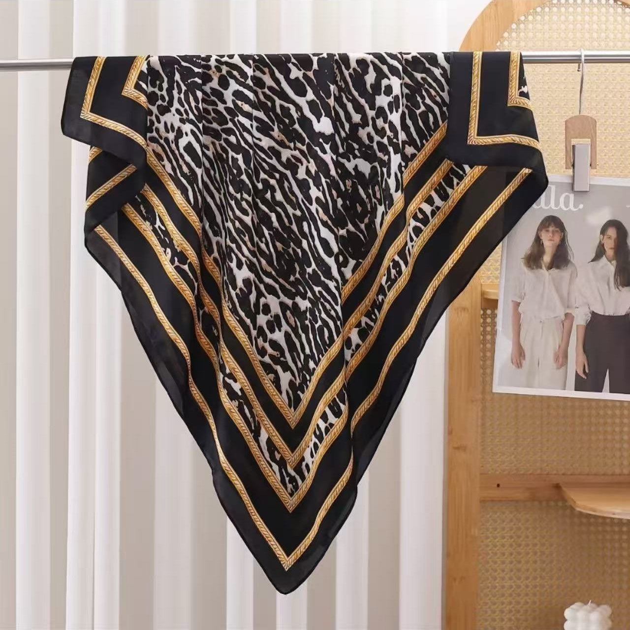 Löwenstein Tørklæde LIF Leo Guld Sort