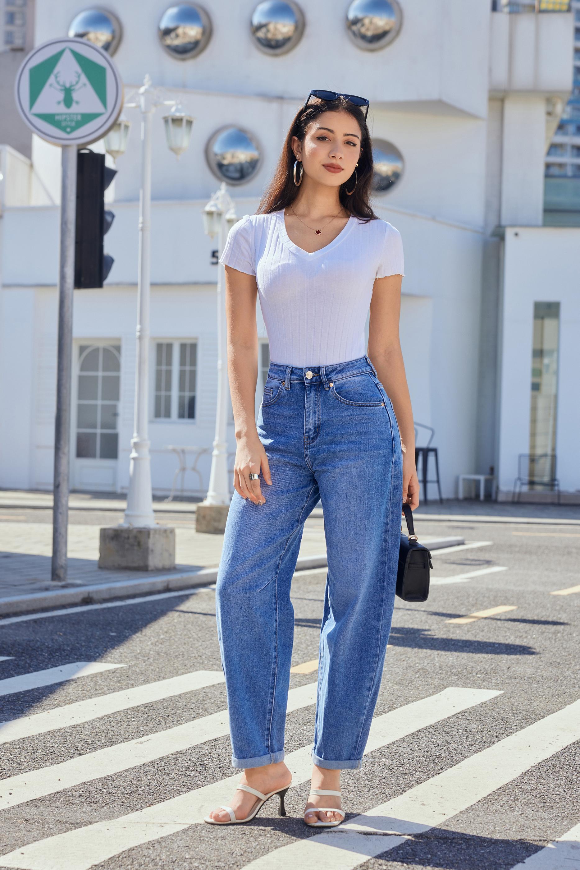 JEWELLY MARE Jeans Lynlås Denim Blå