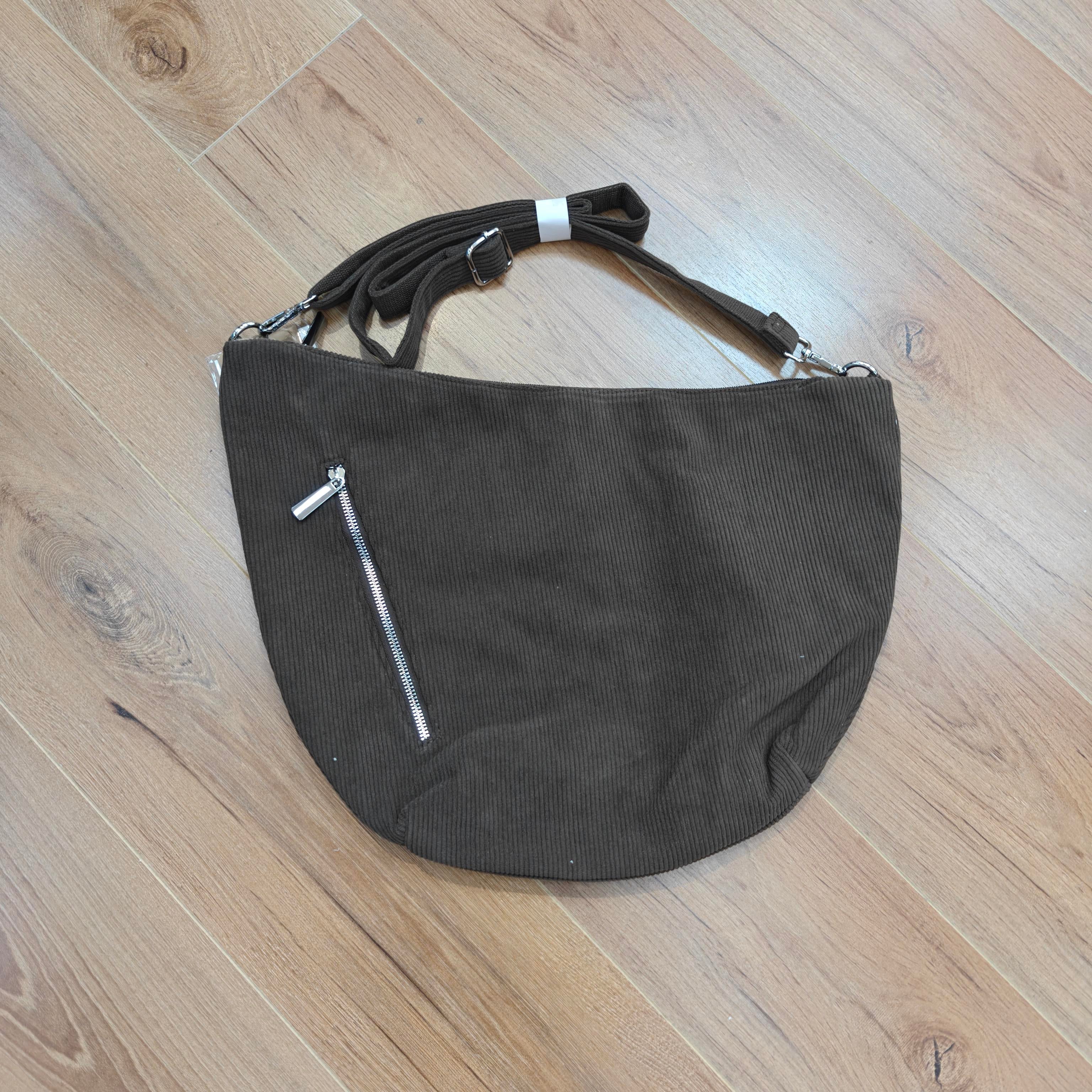 Löwenstein Skuldertaske Fløjl Coffee Brun