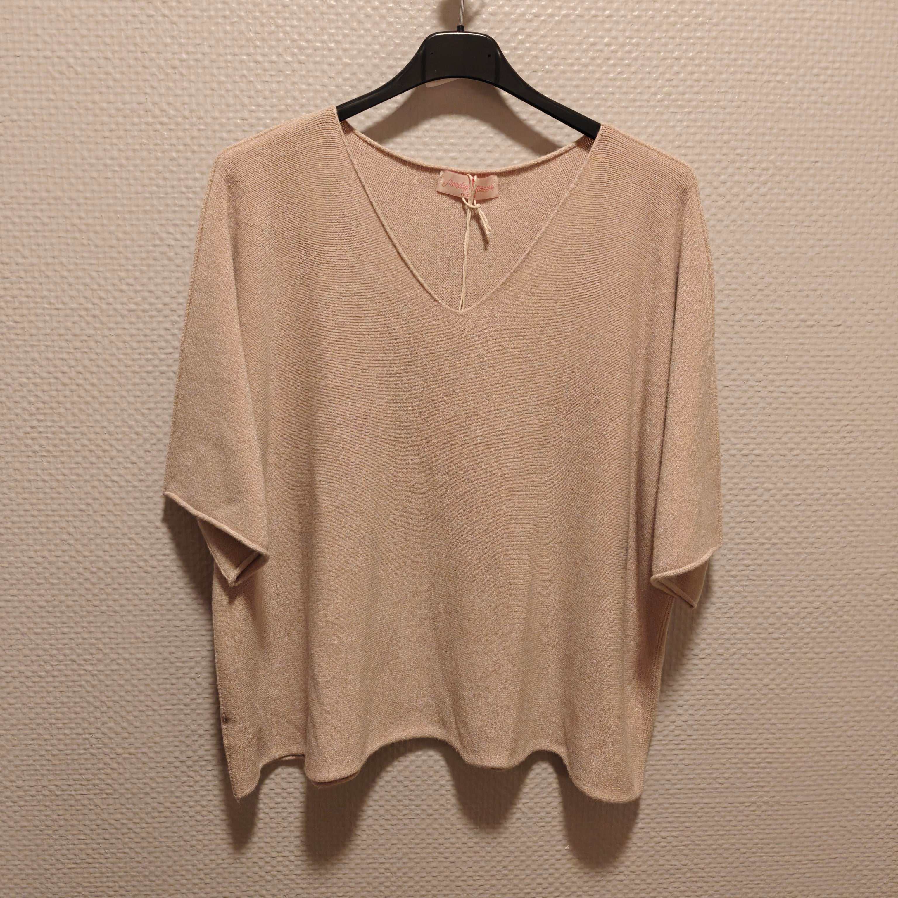 Löwenstein Pullover Sia V Hals Taupe