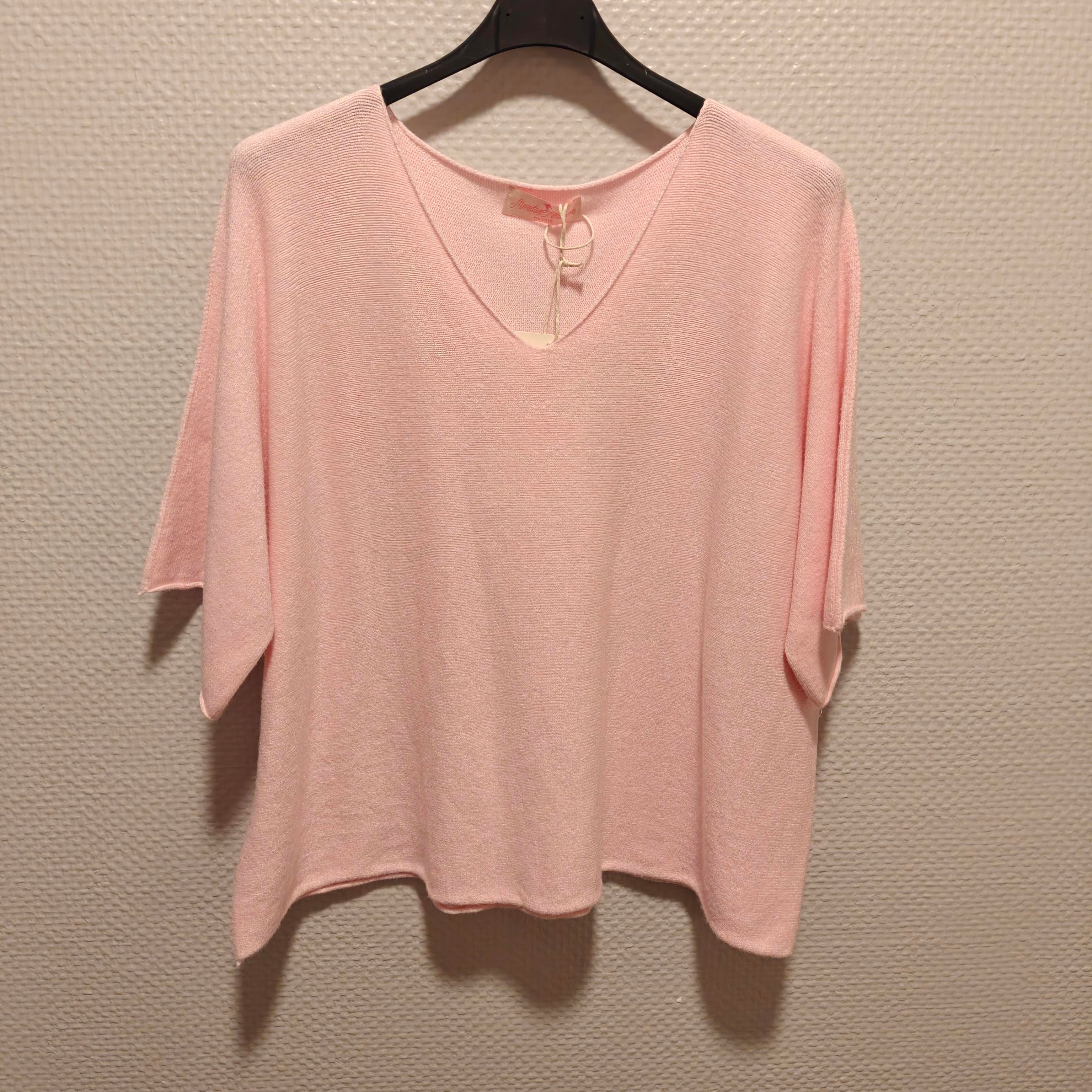 Löwenstein Pullover Sia V Hals Pink