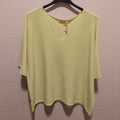 Löwenstein Pullover Sia V Hals Kiwi