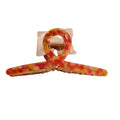 Löwenstein Hair Claw Straight Orange Pink