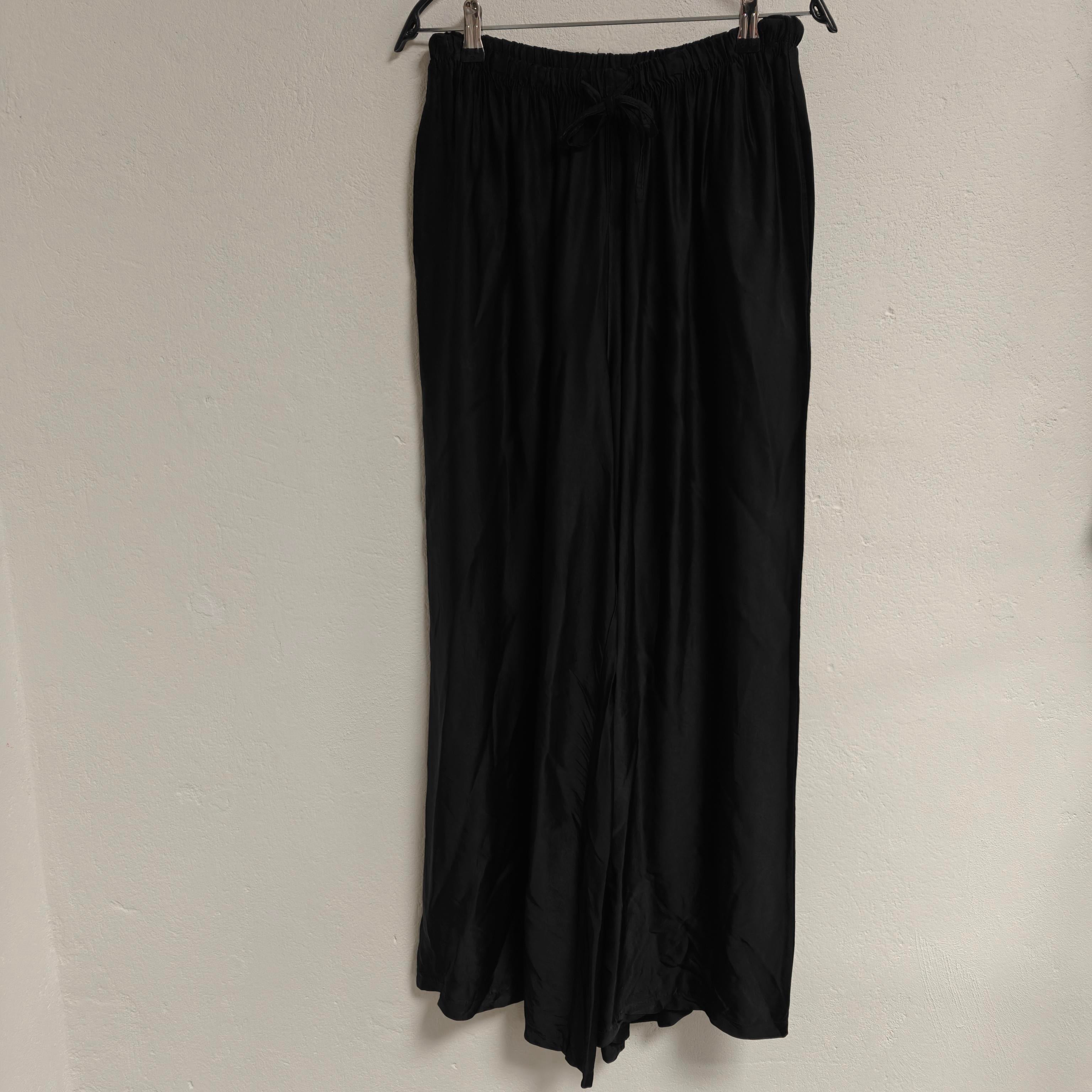 Löwenstein Buks Viskose Wide Leg Sort