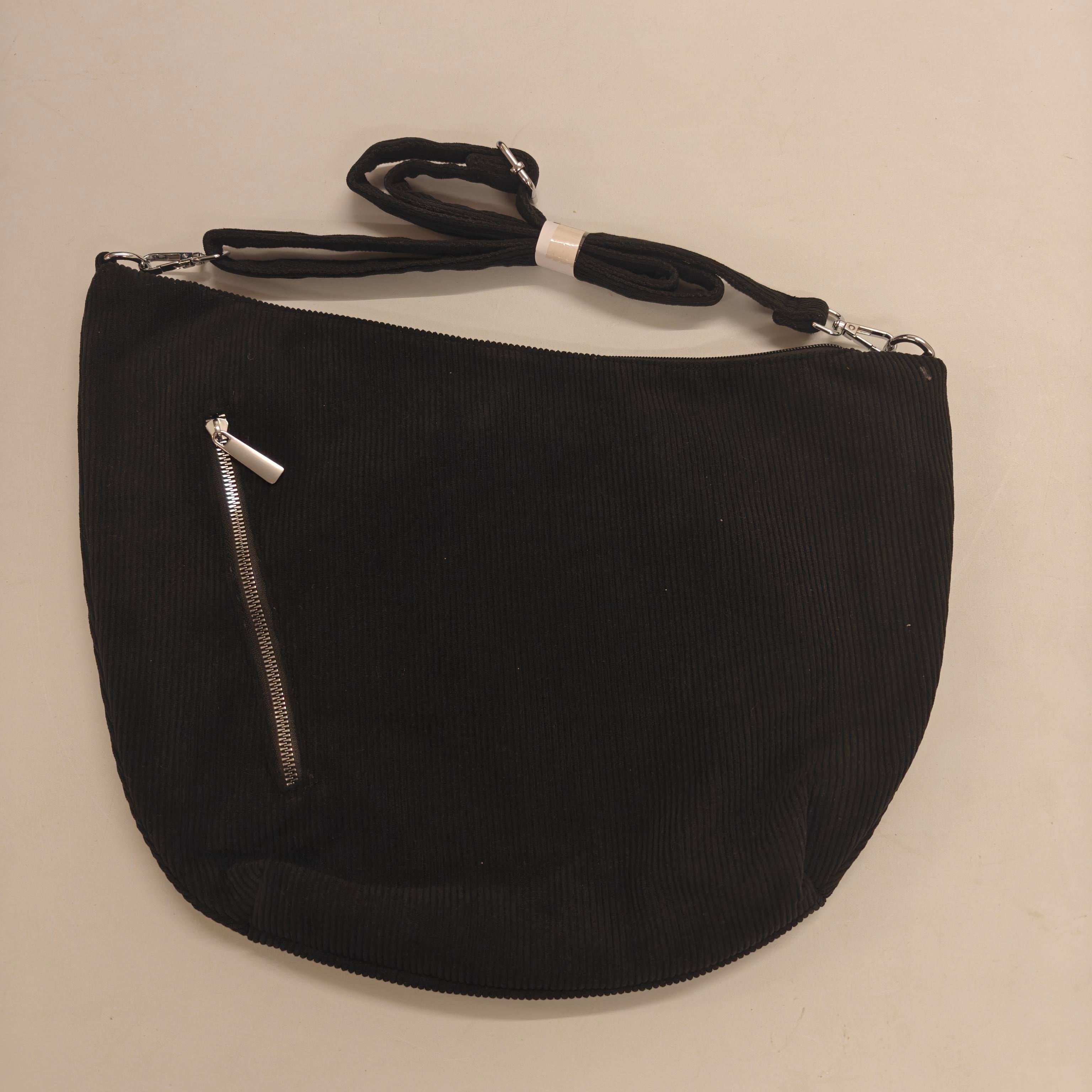 Löwenstein Skuldertaske Fløjl Sort