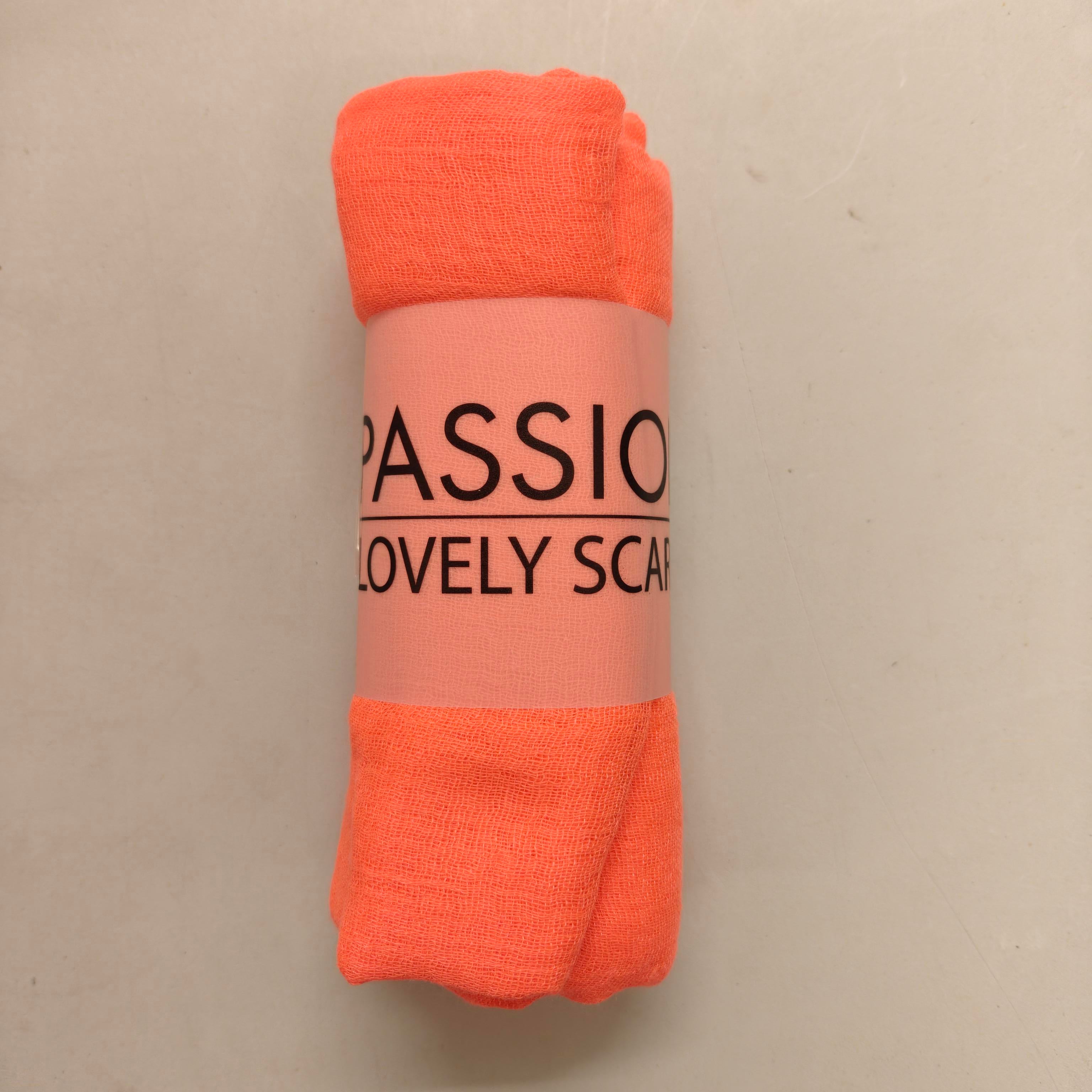 Löwenstein Tørklæde FOX Ensfarvet Neon Orange