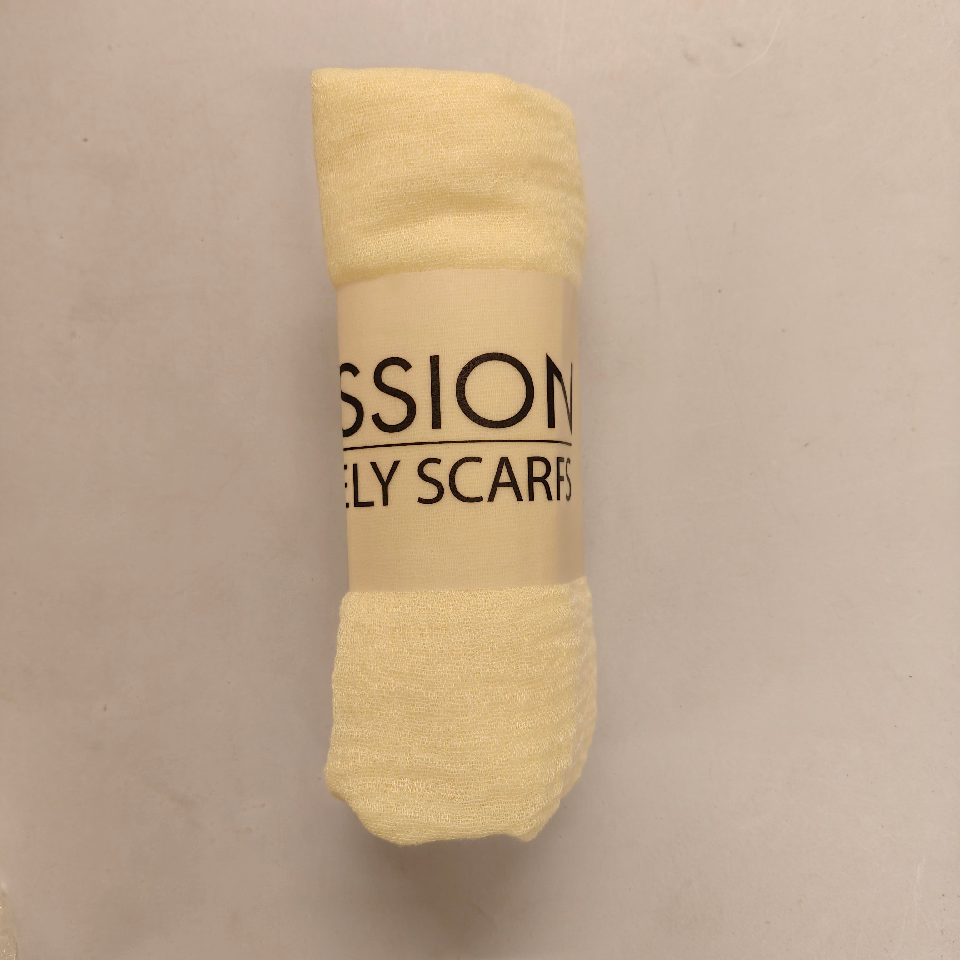 Löwenstein Tørklæde FOX Ensfarvet Gul