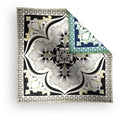 Charlotte Sparre AXELLE Tørklæde 65x65 Sort Navy