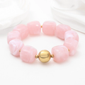 Löwenstein Armbånd Sten Square Rosa