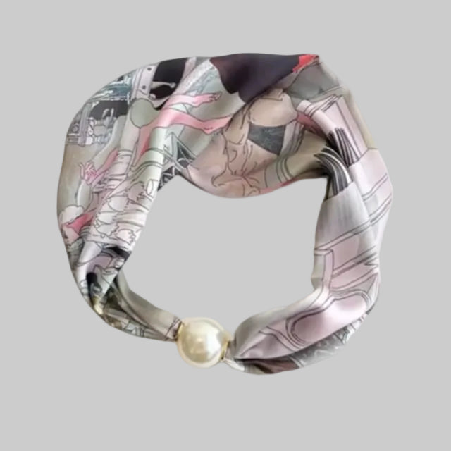 Löwenstein Tørklæde Perle Lukning CARTONS Lilla Beige