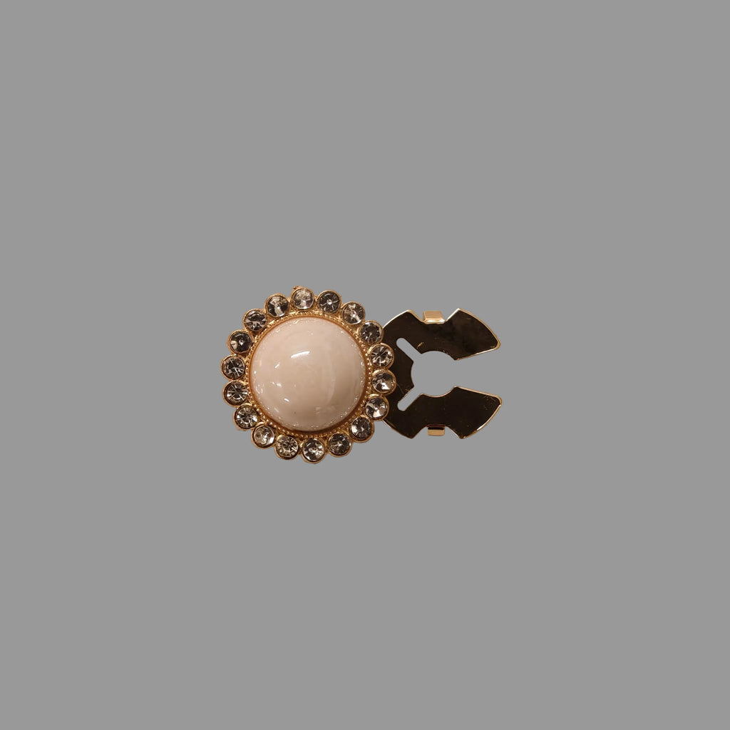 Löwenstein Button Covers Stor Perle Sten Guld