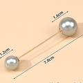 Löwenstein Pins 2 PEARLS Grå Guld