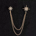 Löwenstein Pins 2 STAR 2 CHAIN Sten Sølv