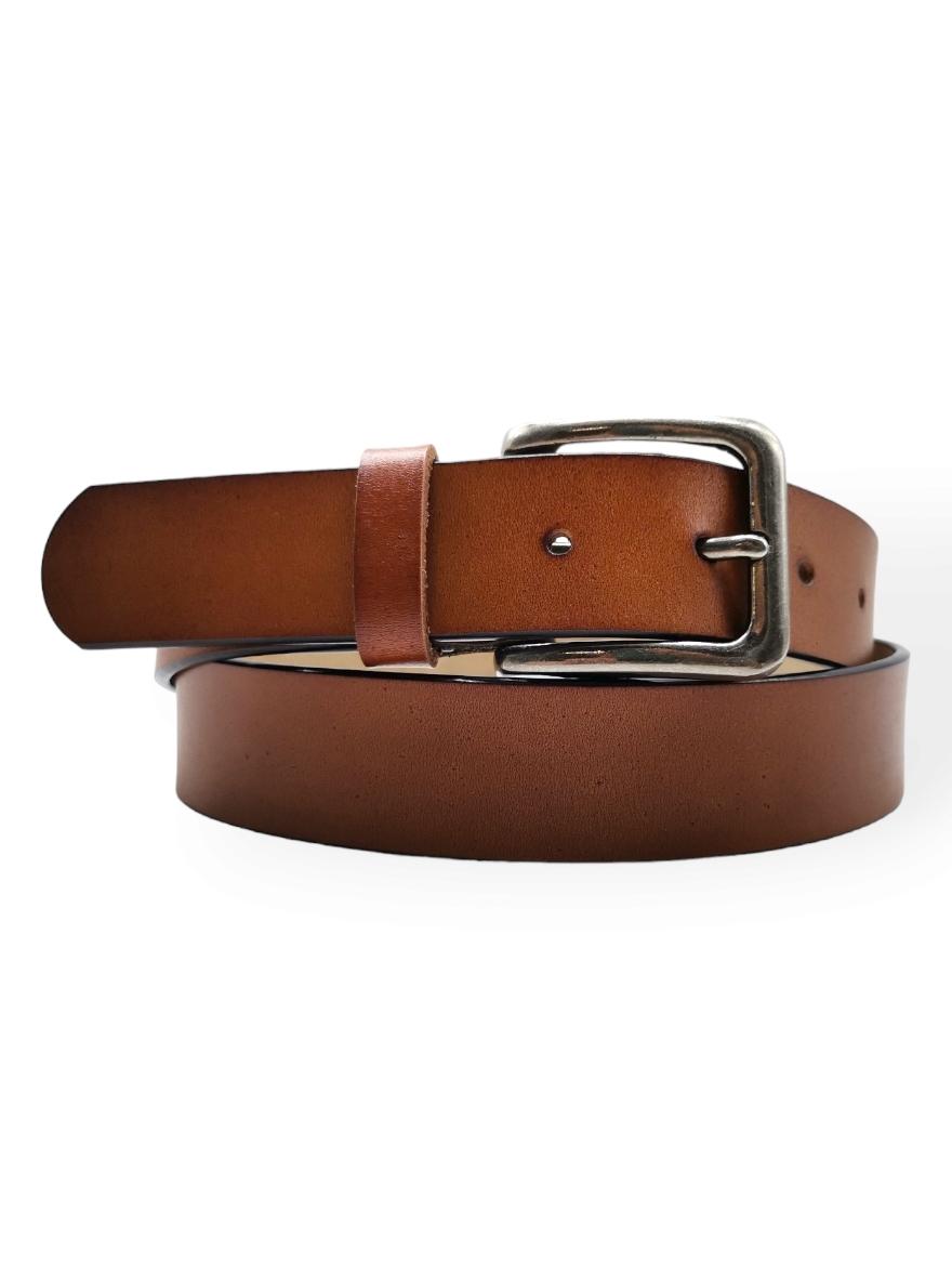 Löwenstein Bælte Glat 32mm Camel Brun Metal