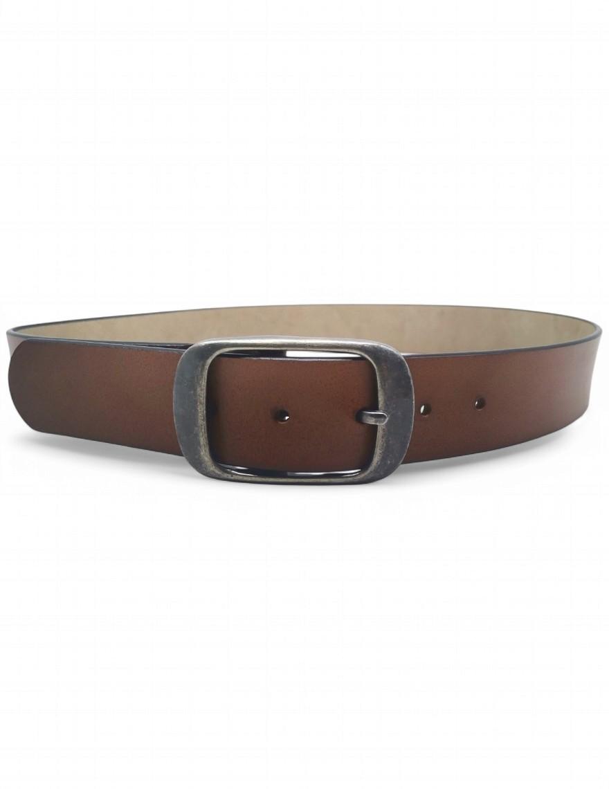 Löwenstein Bælte Glat 36mm Camel Brun Metal