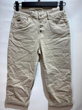 Karostar SUM Capri Jeans Beige