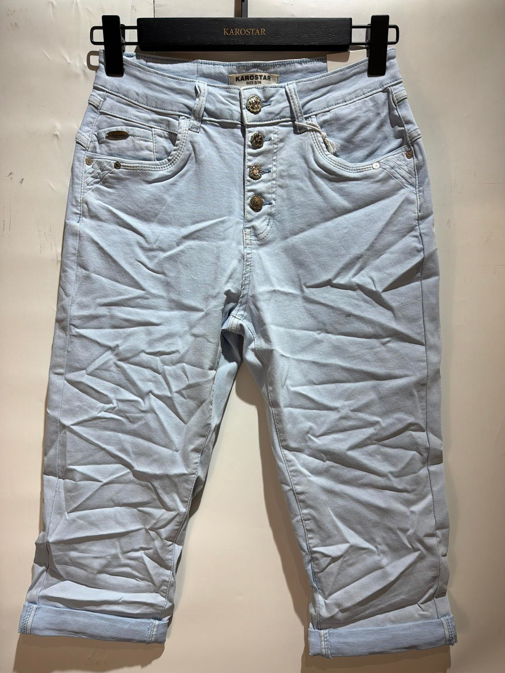 Karostar SUM Capri Jeans Lys Blå