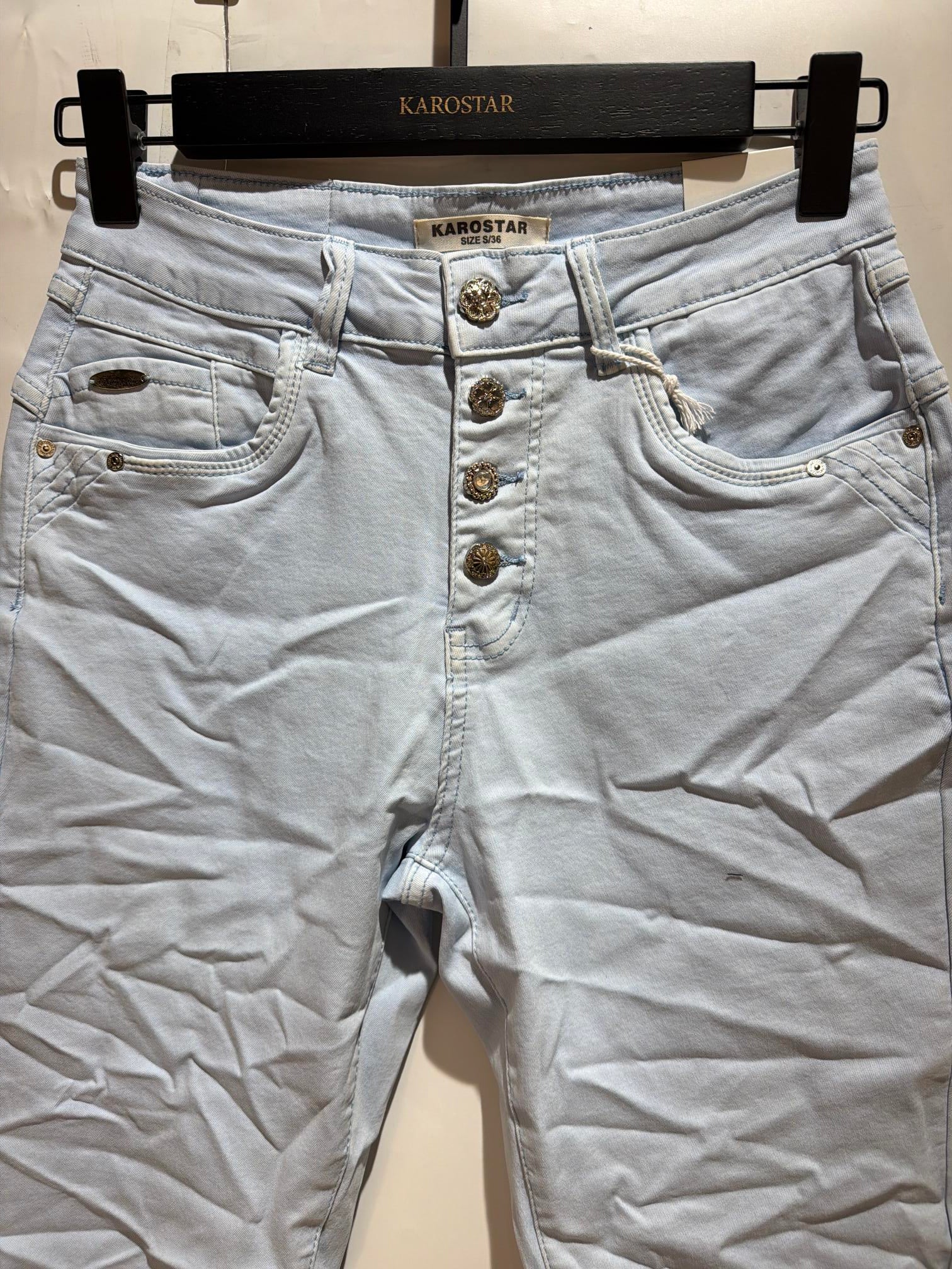 Karostar SUM Capri Jeans Lys Blå