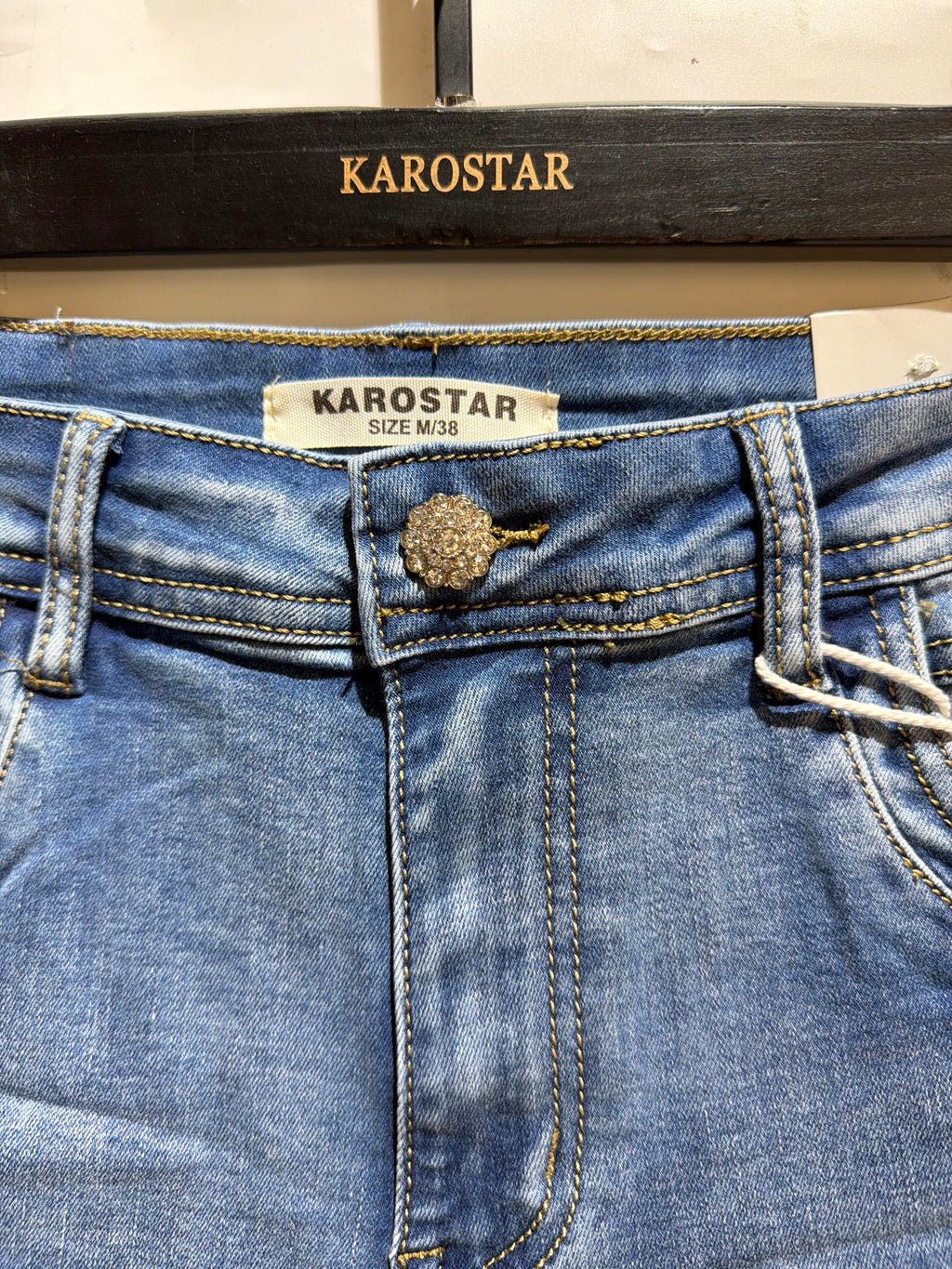 Karostar SUM Capribuks Lynlås Denim Blå