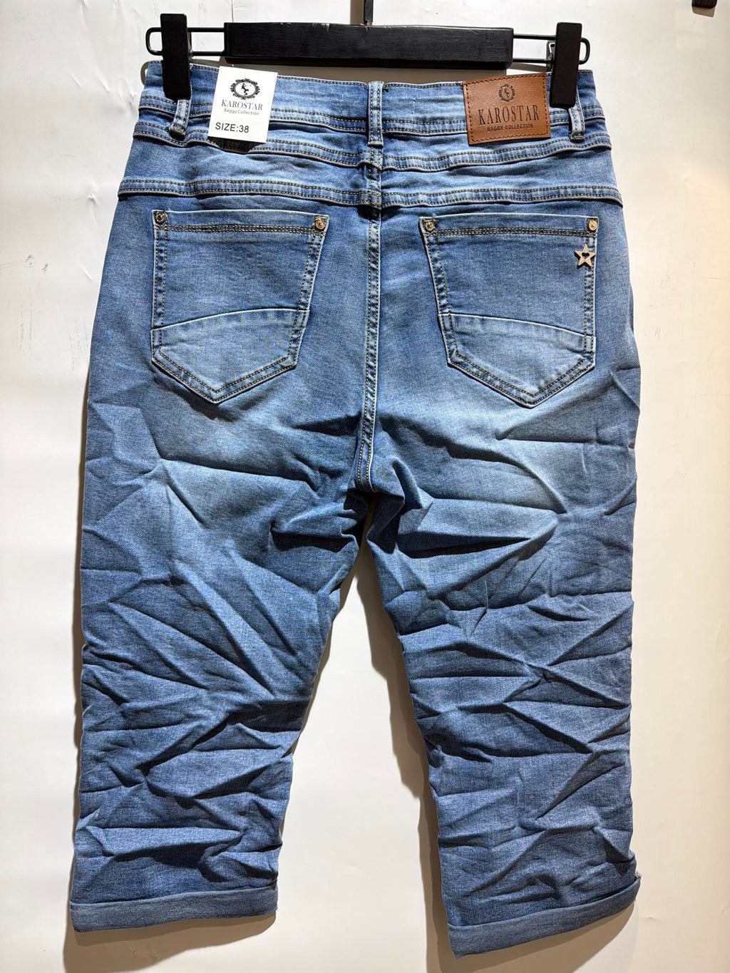 Karostar SUM Capribuks Lynlås Denim Blå