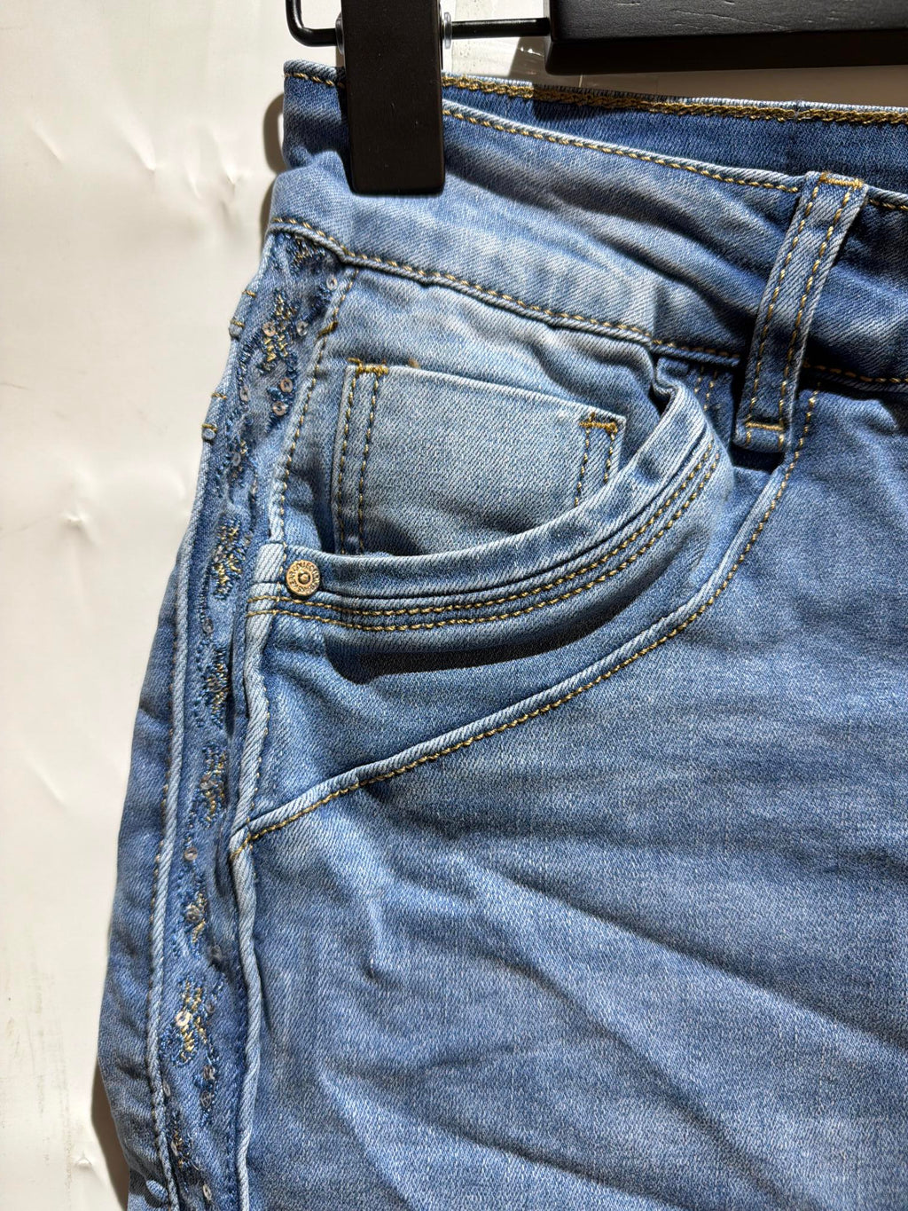 Karostar SUM Capribuks Knapper Gallon Denim Blå